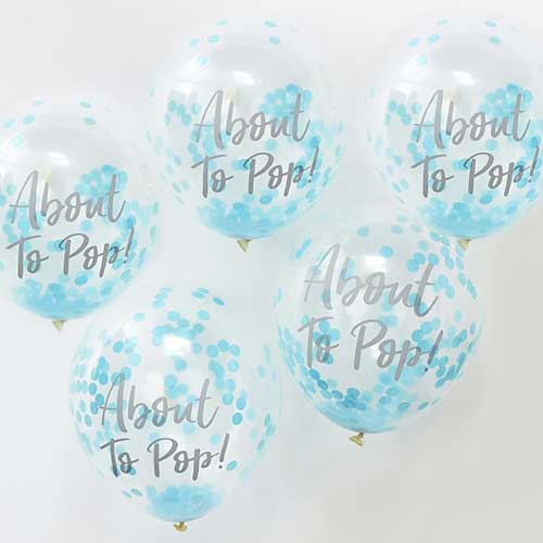03 gender reveal ou bapteme bleu et dorée