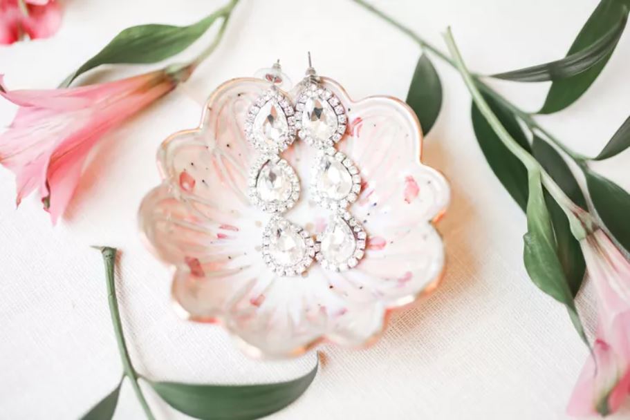 Boucles d'oreilles en forme de larme