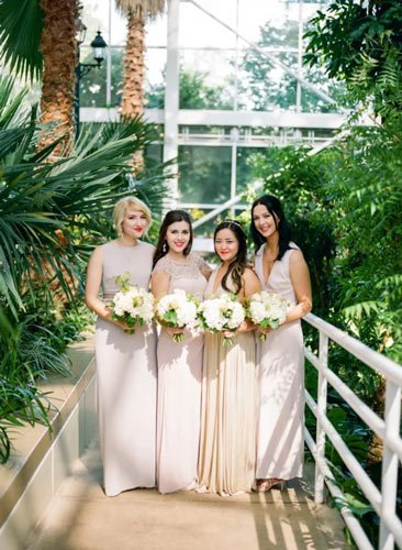 assorted-neutral-hued-bridesmaid-dresses
