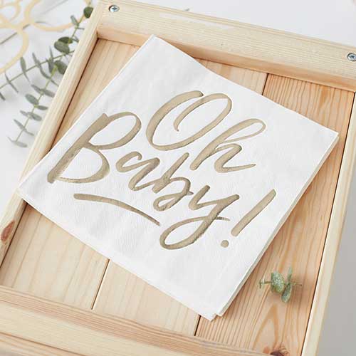07 gender reveal ou bapteme bleu et dorée