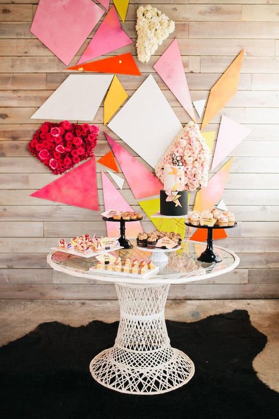 Les décorations de table