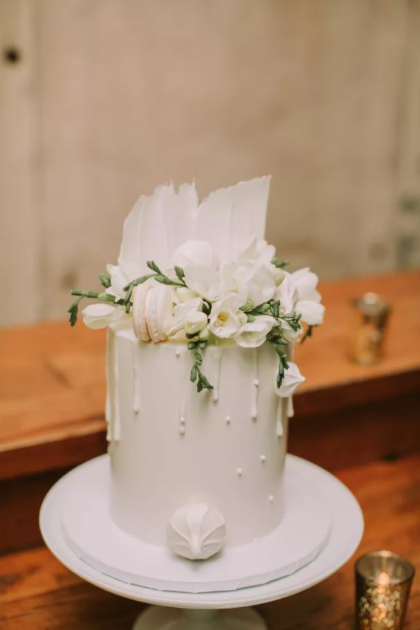 Gâteau blanc simple