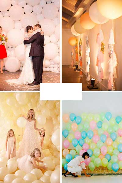 Un mur de ballons