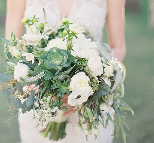 bouquet-mariee-nude-feuilles-vertes