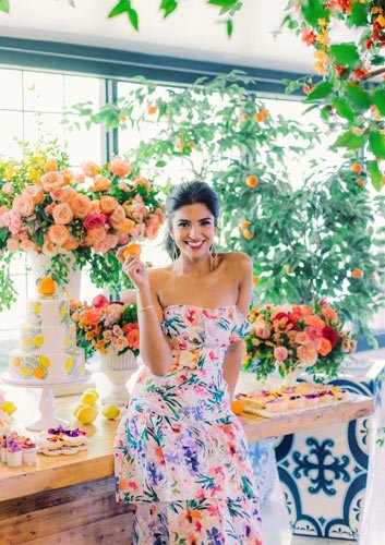 femme-couleur-mariage-fleur