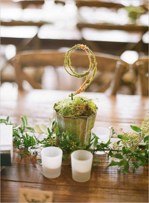 numéro de table a faire sois meme orginial naturel