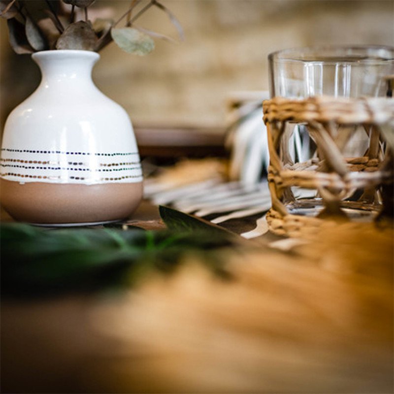 vase terracotta decoration mariage