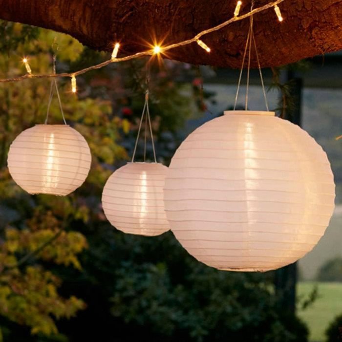 Décoration avec des lampions